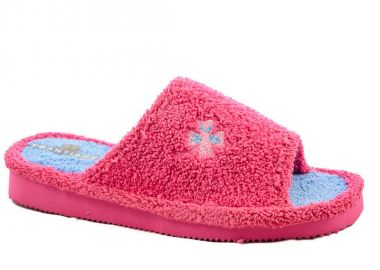 Γυναικείες Παντόφλες Μπουρνουζέ | Υφαντίδης | 520128 | Φούξια - Υφαντίδης - 